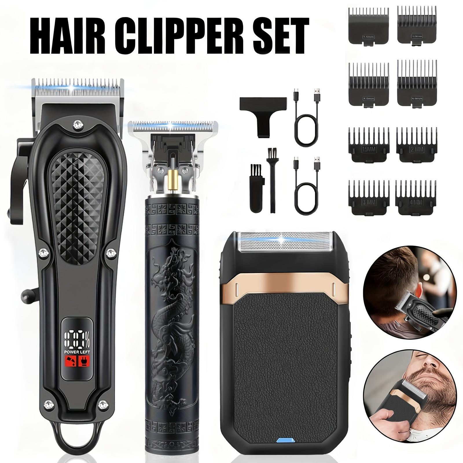 Mens Grooming Kit Gift Set - 전문용 무선 그루밍 키트—전기 면도기, 헤어