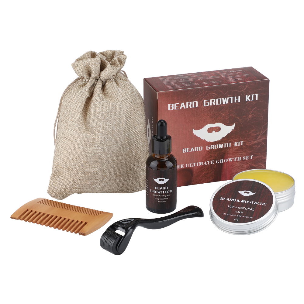Men'S Grooming Products Kit - 남성용 수염 성장 키트, 모발 성장
