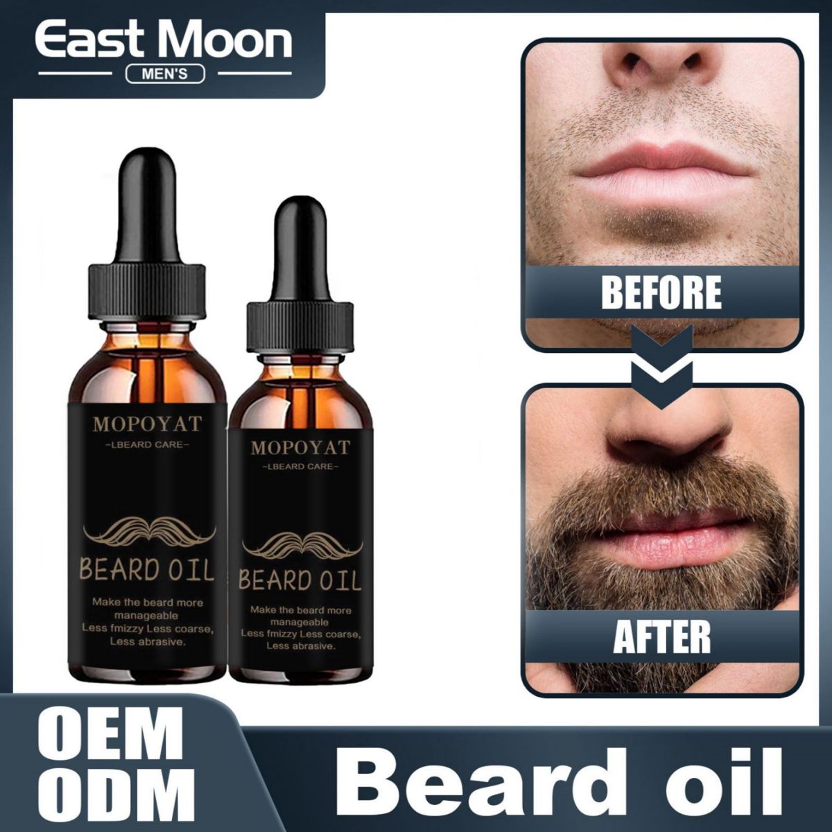 Mens Grooming Treatment - 성장 수염 오일 수염을 두껍고 더