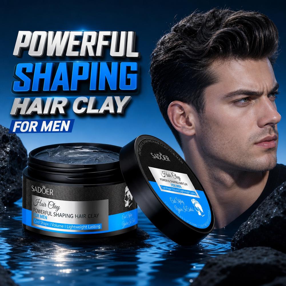 Men'S Grooming Cream - 남성용 헤어 스타일링 클레이 강력 고정