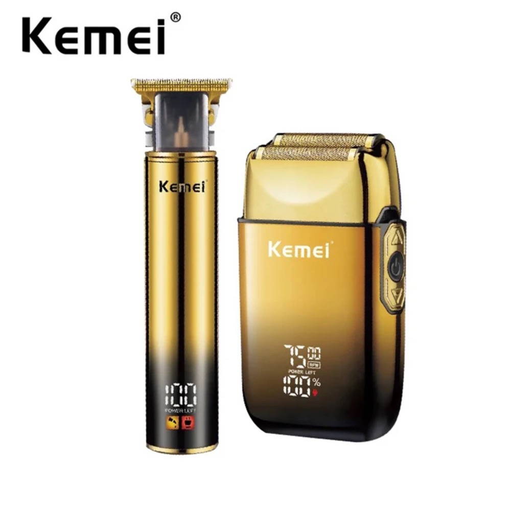 Men'S Grooming Tape - Kemei 남성용 헤어 트리머 전기 면도기