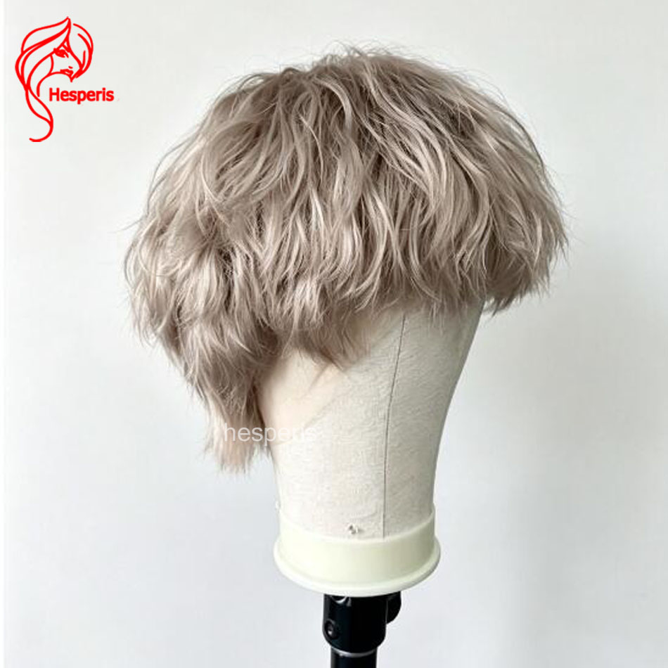 헤스페리스 픽시컷 남성용 숏 가발, 앞머리 있는 풀 레 - Men'S Grooming Haircut 리뷰 및 가격