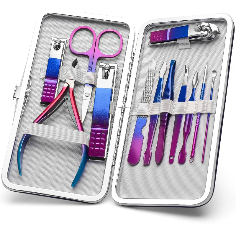 매니큐어 세트 네일 클리퍼 페디큐어 키트 남녀 그루밍  - Mens Grooming Kit Gift Set 리뷰 및 가격