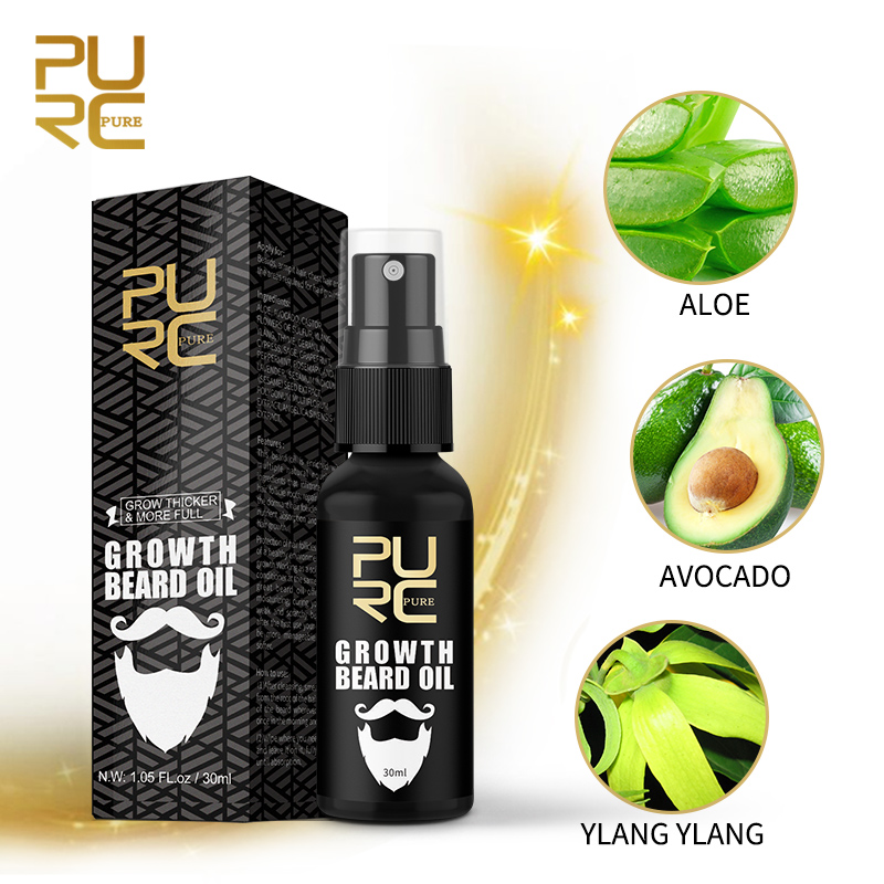 PURC 남성용 수염 성장 오일 영양 부드럽게 수염 정 - Mens Grooming Treatment 리뷰 및 가격