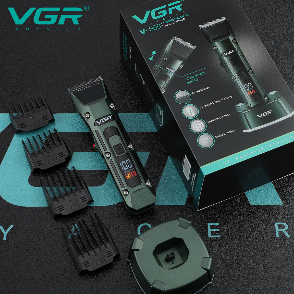 VGR V-696 새로운 금속 인기 살롱 이발사 헤어  - Men'S Grooming Haircut 리뷰 및 가격